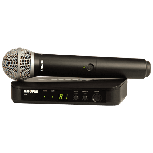 Shure BLX24 / PG58 sistema inalambrico de mano.