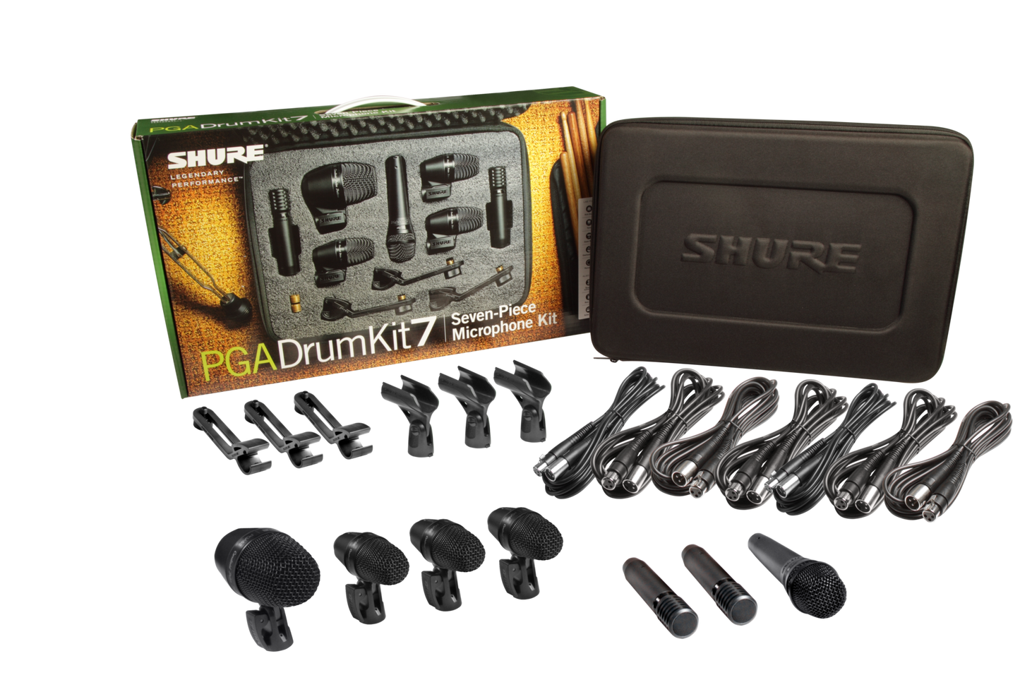 Shure PGADRUMKIT7 combo de micrófonos