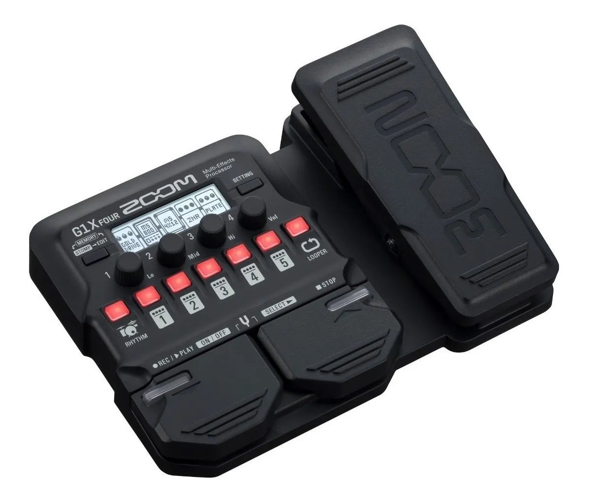 Zoom G1X FOUR Procesador multiefectos con pedal de expresión