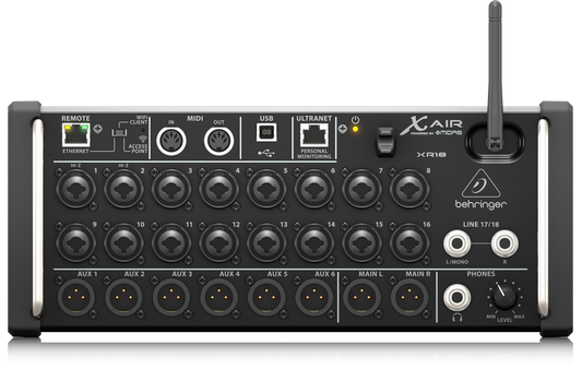 Behringer XR18 Mezclador digital de 18 entradas
